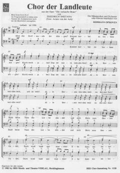 Chor der Landleute von Bedrich Smetana 