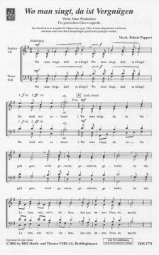 Wo man singt, da ist Vergnügen! (Robert Pappert) 
