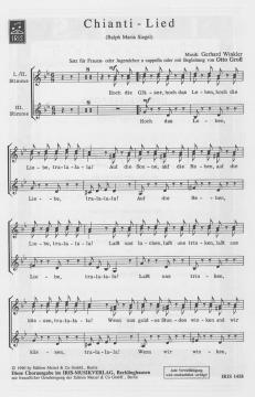 Chianti Lied von Gerhard Winkler 