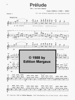 Prélude von Isaac Albéniz 