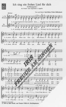 Ich sing ein frohes Lied für dich (Karl-Heinz Weber-Müllenbach) 