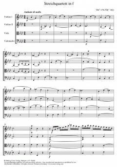 Kammermusik I. Musikalische Werke Band VI/1 (Joseph Martin Kraus) 