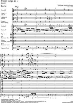 Missa longa in C-Dur KV 262 (W.A. Mozart) 