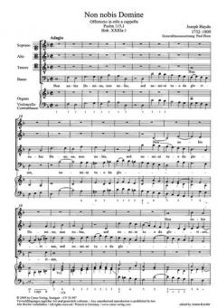 Non nobis Domine Hob.XXIIa:1 (Joseph Haydn) 