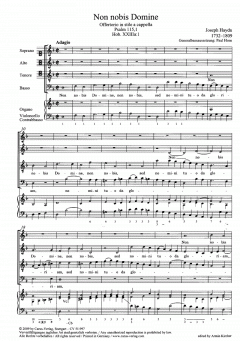 Non nobis Domine Hob.XXIIa:1 (Joseph Haydn) 