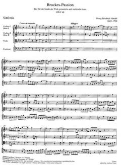 Brockes-Passion HWV 48 von Georg Friedrich Händel (Download) 