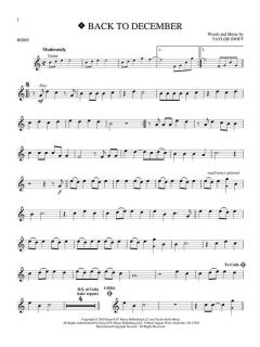 Instrumental Play-Along For Horn von Taylor Swift im Alle Noten Shop kaufen
