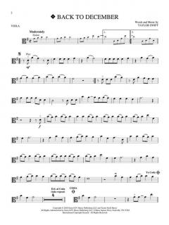 Instrumental Play-Along For Viola von Taylor Swift im Alle Noten Shop kaufen