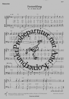 Festausklang (R.+ Th. Möller-Rudolf) 