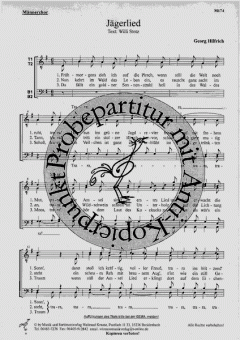 Jägerlied (Georg Hilfrich) 