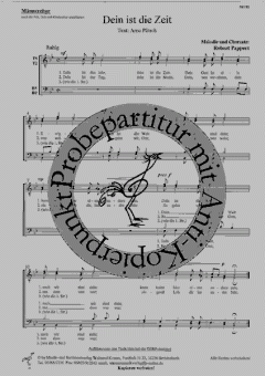 Dein ist die Zeit (Robert Pappert) 