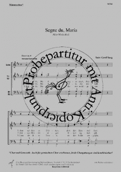 Segne du, Maria 