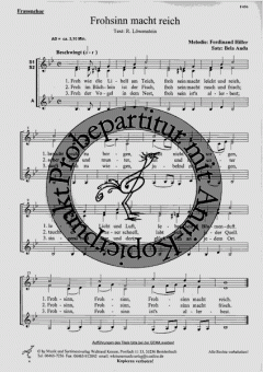 Frohsinn macht reich (Ferdinand Hiller) 