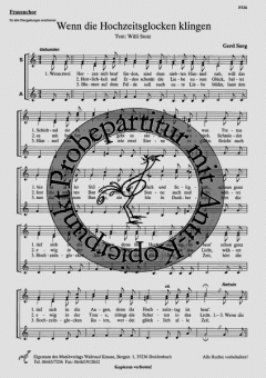 Wenn die Hochzeitsglocken klingen (Gerd Sorg) 