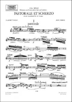Pastorale & Scherzo Clarinette von Jean Emmanuel Aubain 