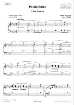 Petite Suite 4 Harpes Materiel von Claude Debussy 