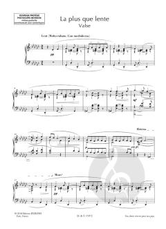 La Plus que lente von Claude Debussy 