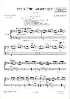 Arabesque N 2 Harpe von Claude Debussy 