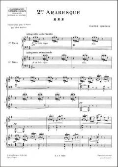 Deuxieme Arabesque von Claude Debussy 