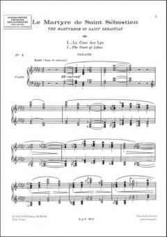 Martyre von Claude Debussy 