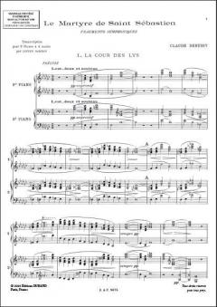 Le Martyre De Saint-Sebastien Fragments Symphoniqu von Claude Debussy 