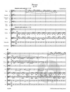 Pavane für Orchester op. 50 von Gabriel Fauré 