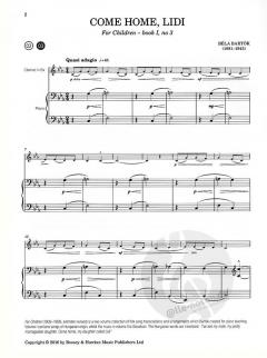 Bartók for Clarinet von H. Davies 
