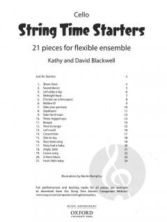 String Time Starters - Cello Book von David Blackwell 