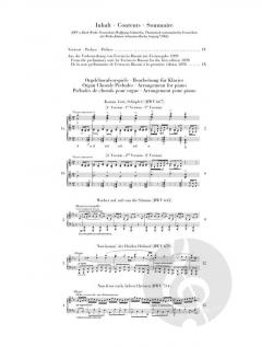 Choralvorspiele von Johann Sebastian Bach 