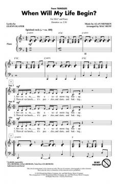 When Will My Life Begin? von Alan Menken 