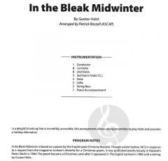 In the Bleak Midwinter von Gustav Holst 