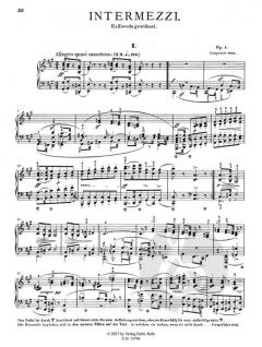 Klavier-Werke 4: Intermezzi op. 4 von Robert Schumann im Alle Noten Shop kaufen