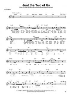 Saxophone Play Along: Grover Washington Jr. 