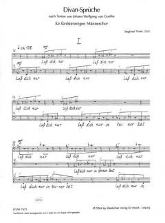 Divan-Sprüche (Siegfried Thiele) 