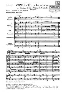 Concerto A Minor RV358 Op.9 No.5 (Antonio Vivaldi) 
