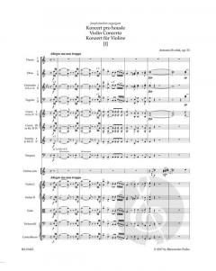 Konzert a-Moll op. 53 von Antonín Dvorák für Violine und Orchester im Alle Noten Shop kaufen (Partitur)