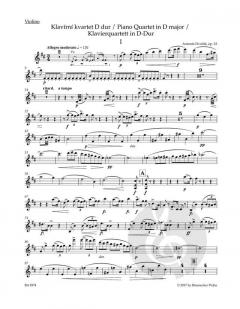 Klavierquartett D-Dur op. 23 (Antonín Dvorák) 