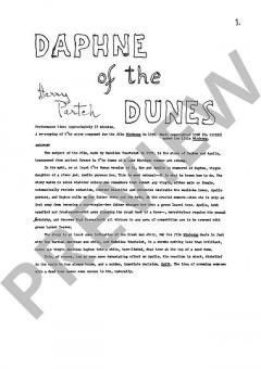 Daphne of the Dunes von Harry Partch 