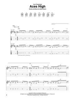 Guitar Tab - 25 Metal Masterpieces von Iron Maiden 