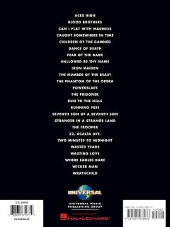 Guitar Tab - 25 Metal Masterpieces von Iron Maiden 