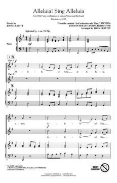 Alleluia! Sing Alleluia von Johann Sebastian Bach 