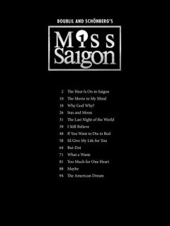 Miss Saigon (2017 Broadway Edition) von Claude-Michel Schönberg 