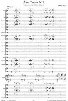Piano Concerto No. 2 von Carl Vine 
