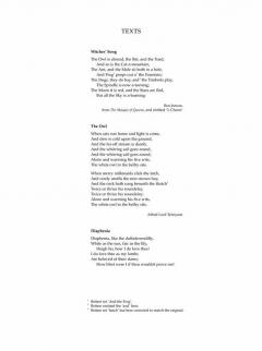 6 Early Songs von Benjamin Britten 