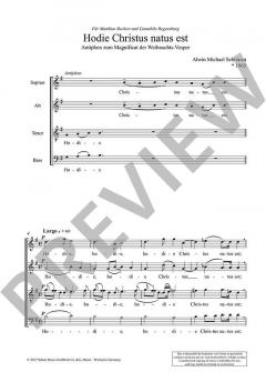 Hodie Christus natus est von Alwin Michael Schronen 
