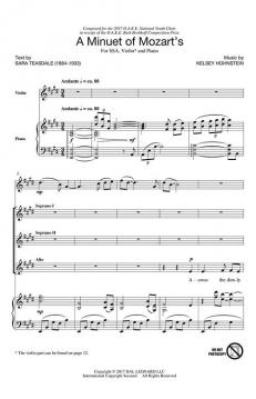 A Minuet Of Mozart's von Kelsey Hohnstein-Reinhart 