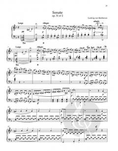 3 Sonaten in G, d ('Sturm'), Es op. 31 von Ludwig van Beethoven für Klavier im Alle Noten Shop kaufen