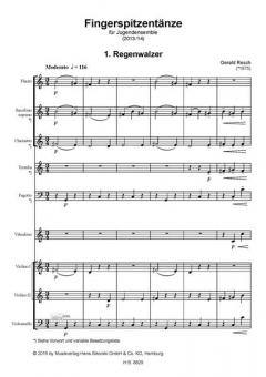 Fingerspitzentänze für Jugendensemble (Gerald Resch) 
