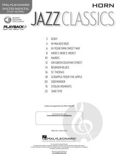 Jazz Classics - Instrumental Play-Along for Horn im Alle Noten Shop kaufen