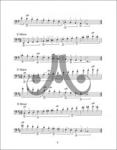 Diatonic Major and Minor Scales for Electric Bass (Jamey Aebersold) 